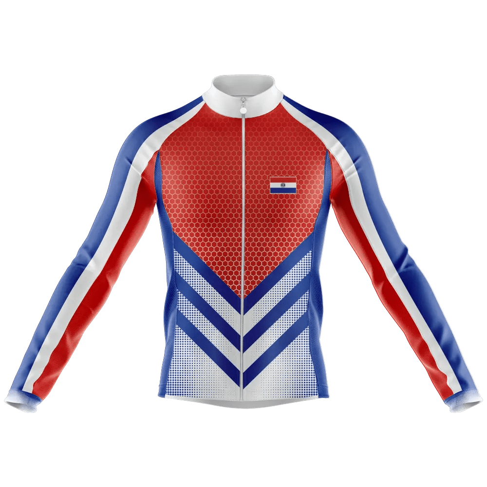 Paraguay V1 Long Sleeve Cycling Jersey  