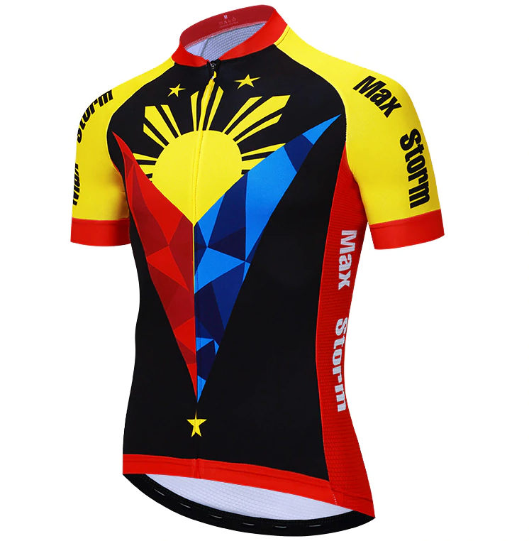 New Team Philippines Short Sleeve Cycling Jersey