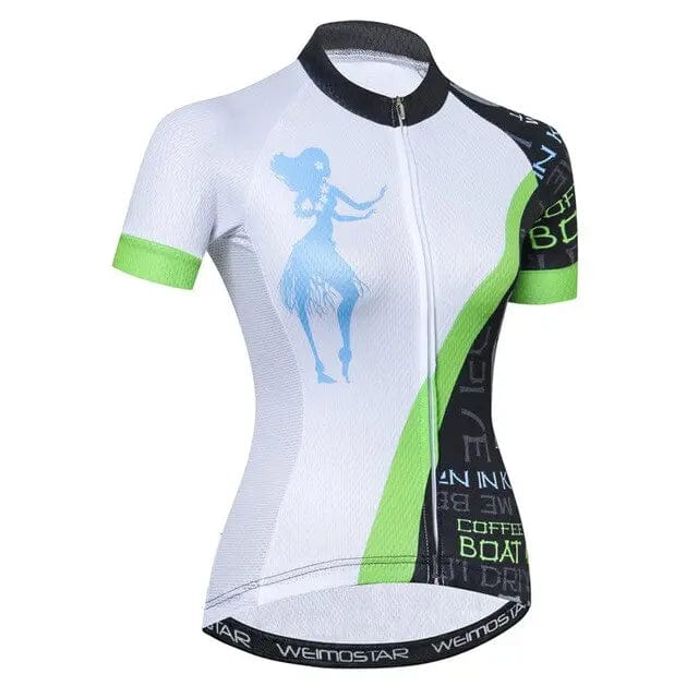 Hula Dancer Women's Short Sleeve Cycling Jersey  