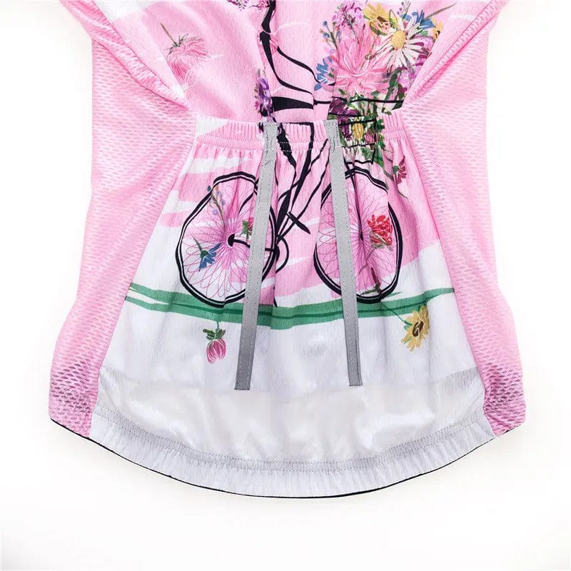 Pink Women's Long Sleeve Cycling Jersey  