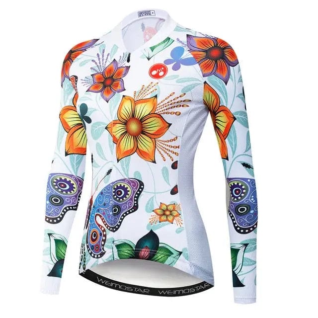 Spring Meadow Women's Long Sleeve Cycling Jersey  