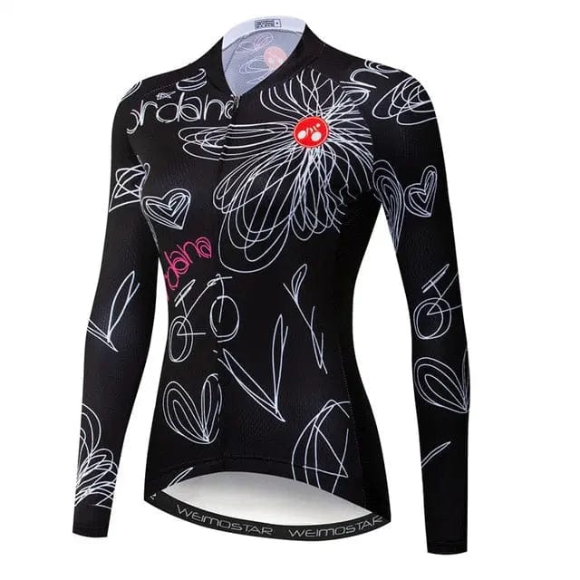 My Bike Women's Long Sleeve Cycling Jersey  